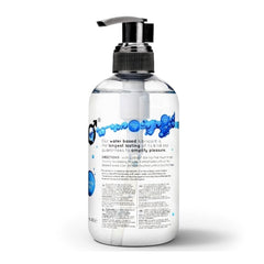 Transparent water-based lubricant bottle from Lubido, showcasing the Lubido water-based lubricant product.