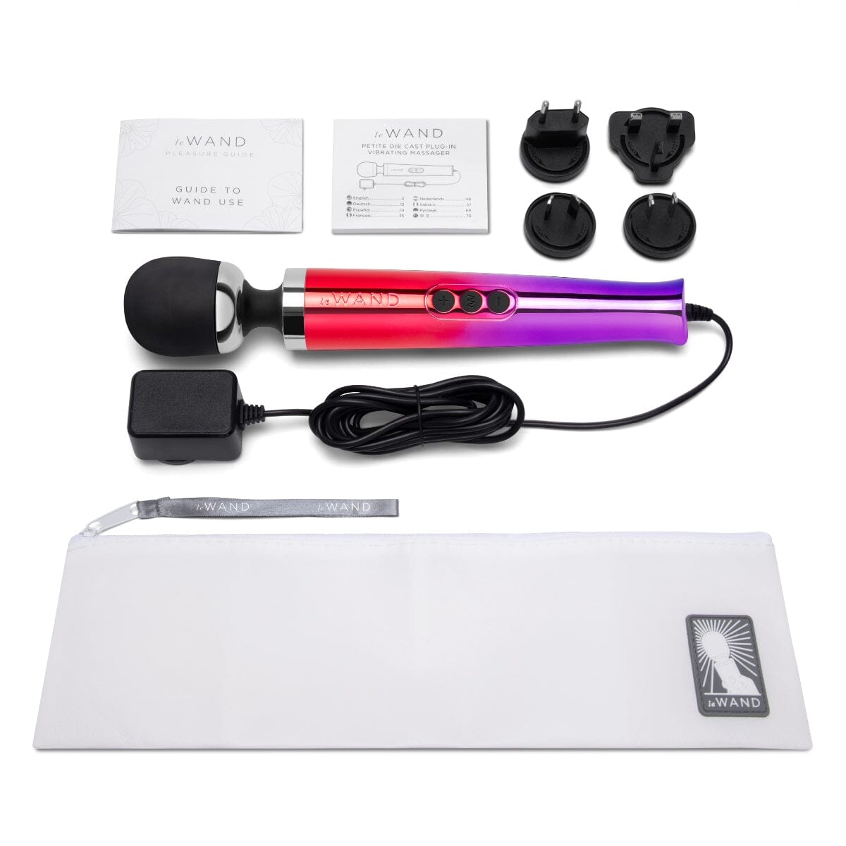 Le Wand Ombre Diecast Plug In Vibrating Wand Massager Wands & Attachments Le Wand (ABS) 