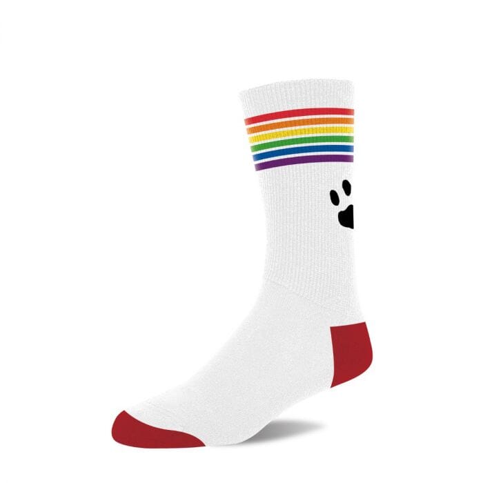Weiße Pride-Socken