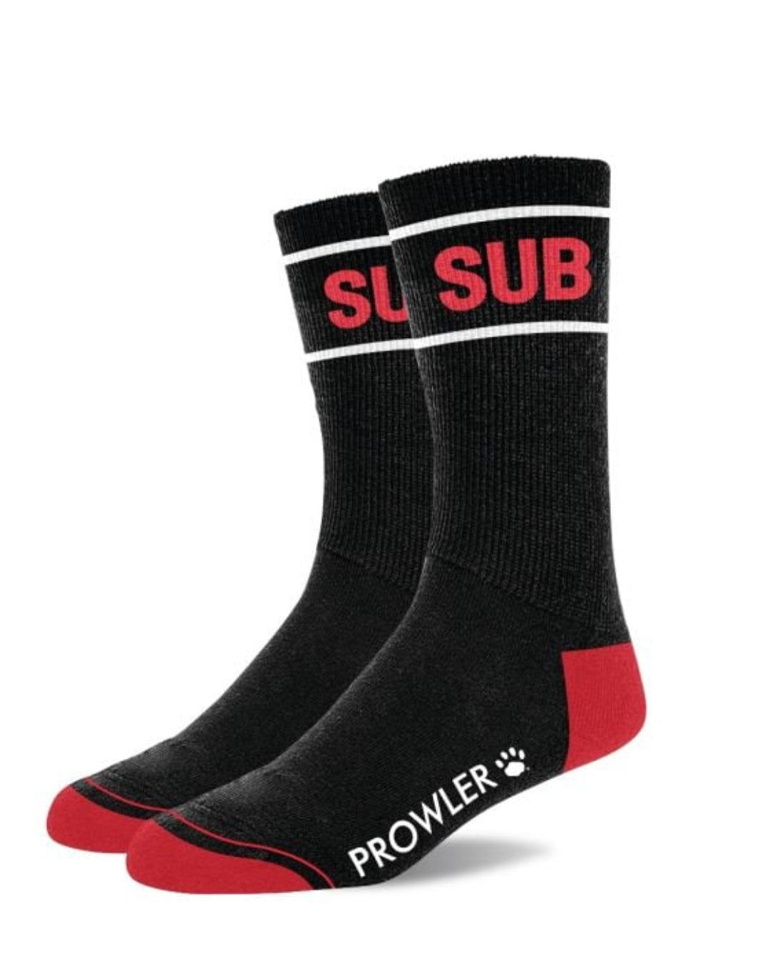 Prowler RED Sub Statement Slogan Cotton Blend Socks