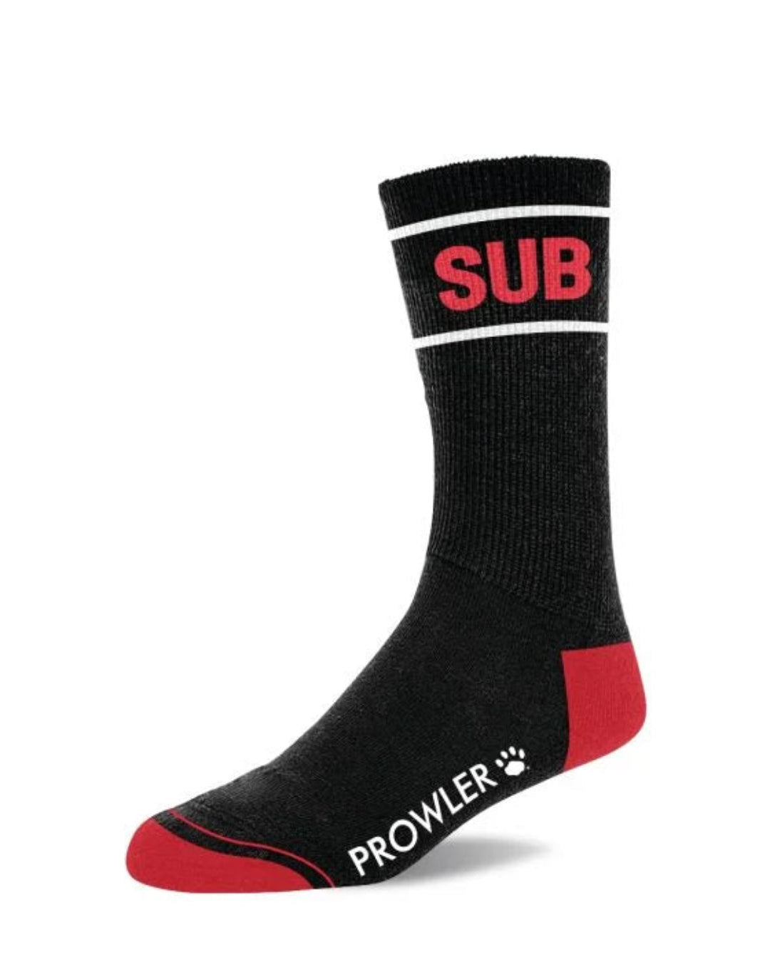 Prowler RED Sub Statement Slogan Cotton Blend Socks