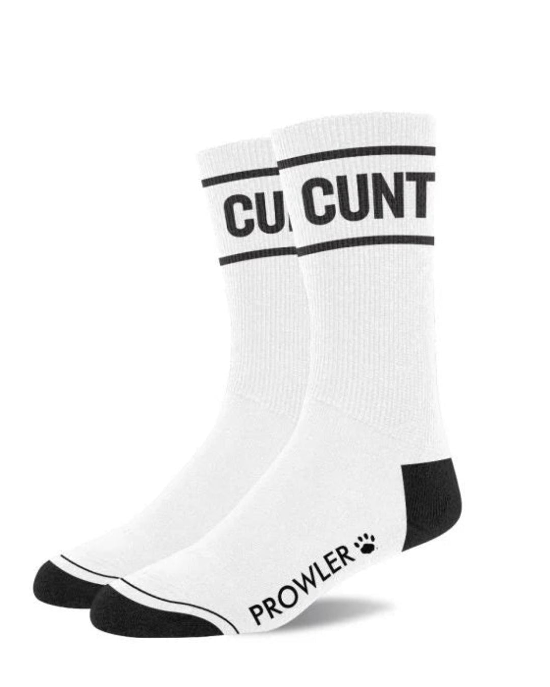 Prowler RED Cunt Statement Slogan Cotton Blend Socks