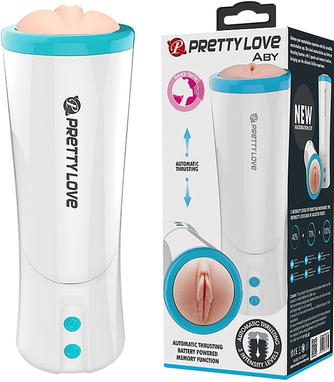 Automatic Thrusting Masturbator - Lifelike Flesh, Ridged Tunnel, Customizable Pleasure