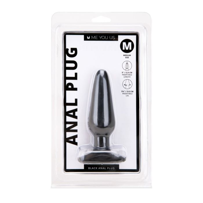 Me You Us Black Butt Plug presented in an elegant setting, emphasising its quality and design for a refined experience.