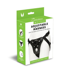 Discover the versatility of the Me You Us Black Adjustable Harness, the ultimate luxury strap on harness for intimate adventures.
