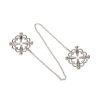 Elegant Me You Us Flower Design Nipple Chain with adjustable clamps for customised grip, perfect for stylish seduction.