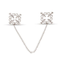 Me You Us Flower Design Nipple Chain featuring a fashionable chain that enhances pleasure and aesthetic appeal.
