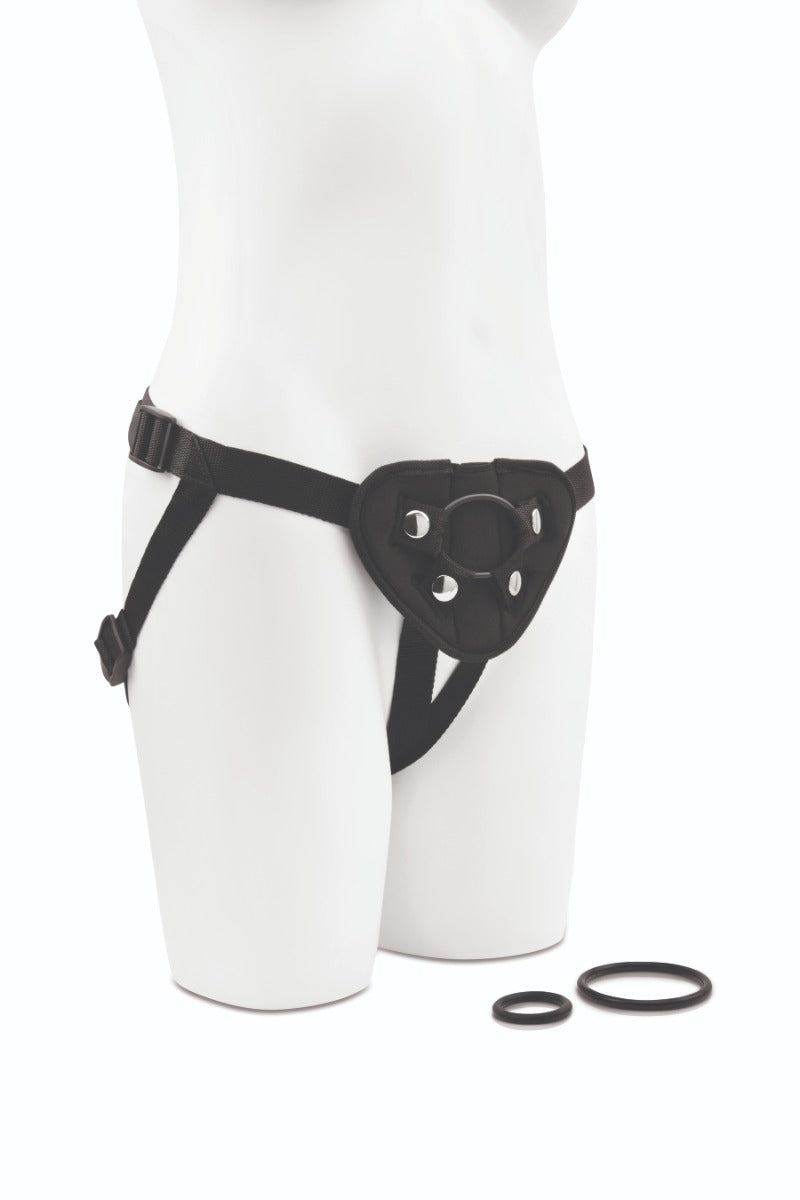 Me You Us Strap-On Harness with Multiple Ring Sizes