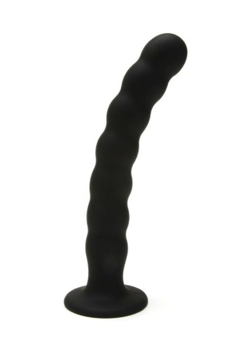 Me You Us Ripple G-Spot Pegging Dildo Black 8 Inch, a luxurious and innovative Ripple G-Spot Dildo designed for unparalleled pleasure and intense stimulation.
