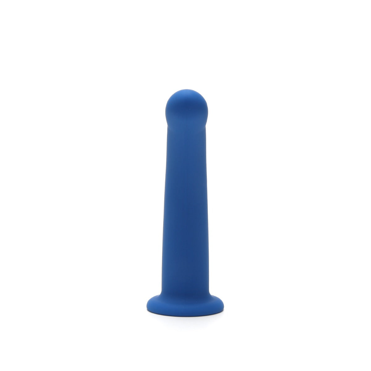 a blue dildo on a white background