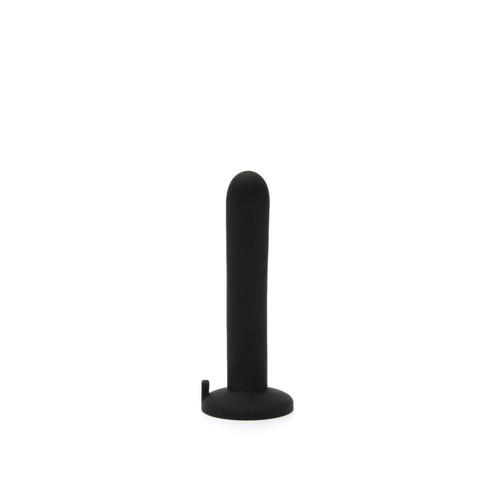 Me You Us 5-inch rechargeable slim vibrating dildo, designed for beginners, suitable for first-time anal play, shown in packaging.