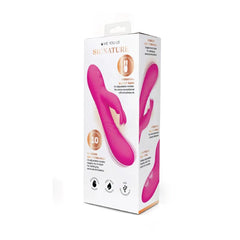 USB rechargeable silicone rabbit vibrator