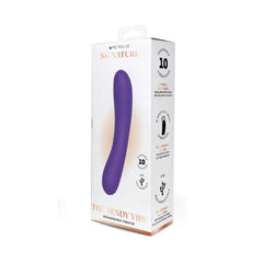 Body-safe silicone vibrator with flexible shaft