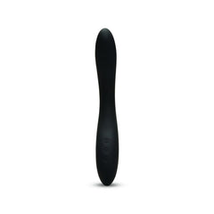 Me You Us warming silicone vibrator with rechargeable design, featuring a sleek shape and textured surface for enhanced pleasure.