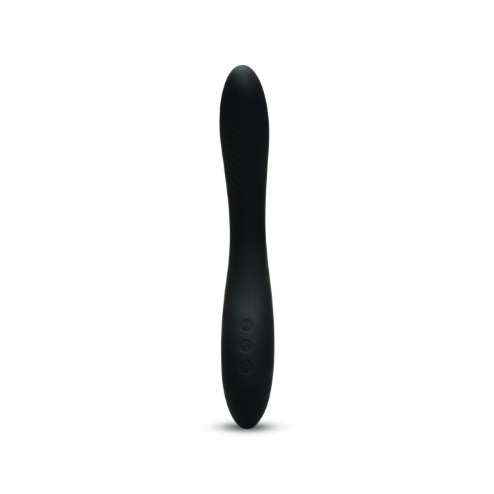 Rechargeable warming vibrator in smooth silicone