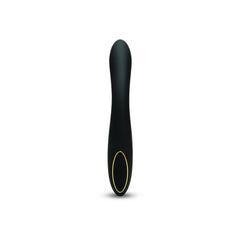Me You Us Warming Vibe, a heated rechargeable silicone vibrator with a sleek design and smooth surface for enhanced pleasure.