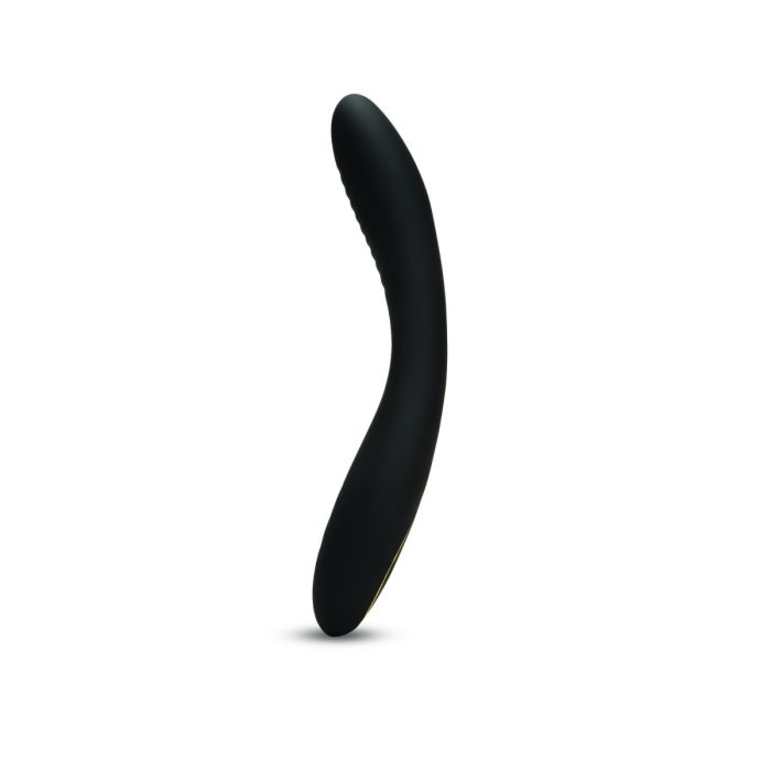 Rechargeable warming vibrator in smooth silicone