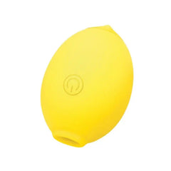 Me You Us Lemon Clitoral Suction Stimulator - Playful Citrus Design for Intense Pleasure, showcasing the luxurious lemon clitoral suction stimulator designed for targeted stimulation.