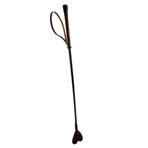a black stick with a long handle on a white background