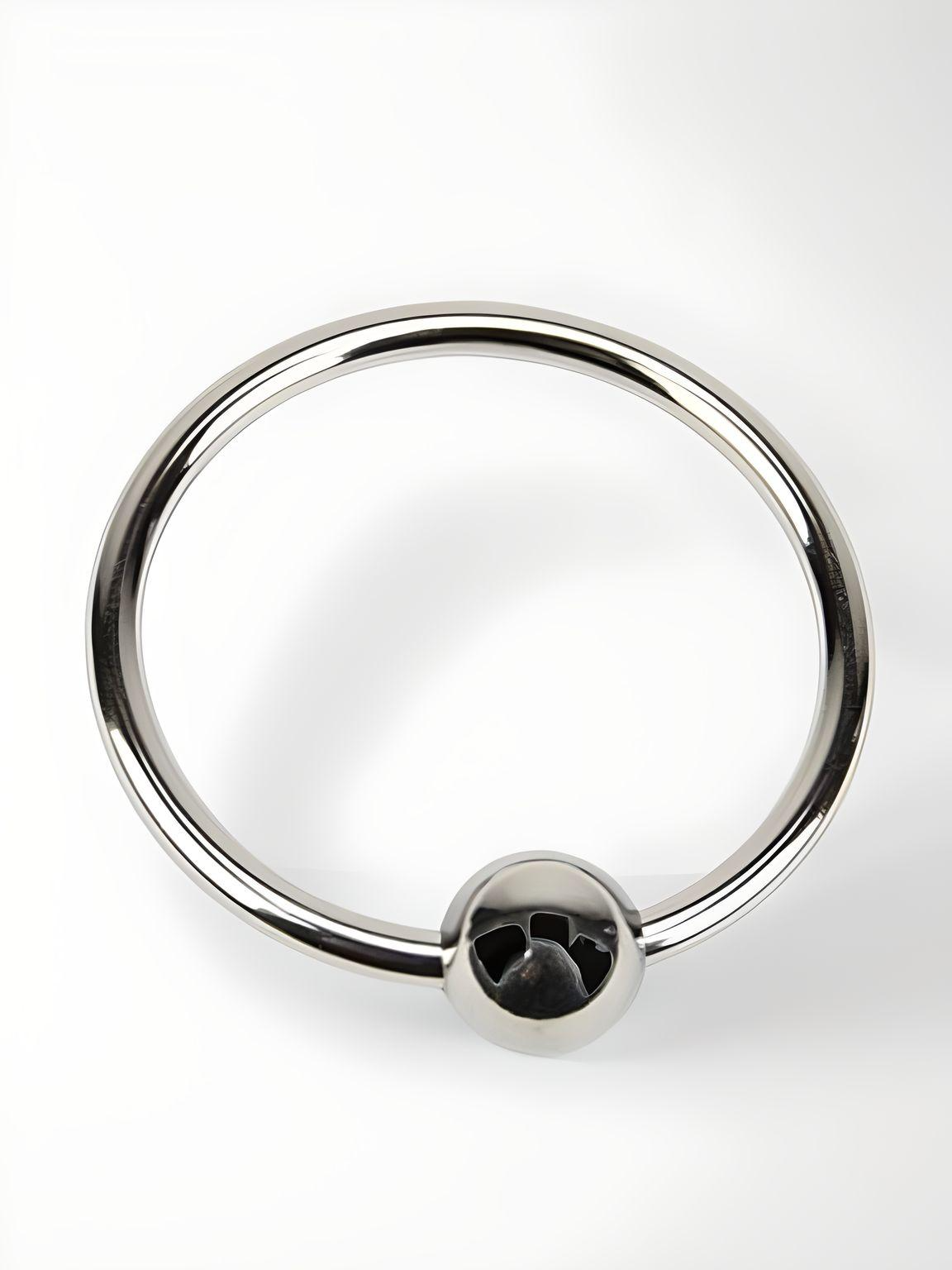 Elegant Bound to Please Glans Ring showcasing its luxurious stainless steel finish, designed specifically for invigorating sensations. Perfect 30mm glans ring for enhanced stimulation.