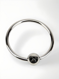 Elegant Bound to Please Glans Ring showcasing its luxurious stainless steel finish, designed specifically for invigorating sensations. Perfect 30mm glans ring for enhanced stimulation.