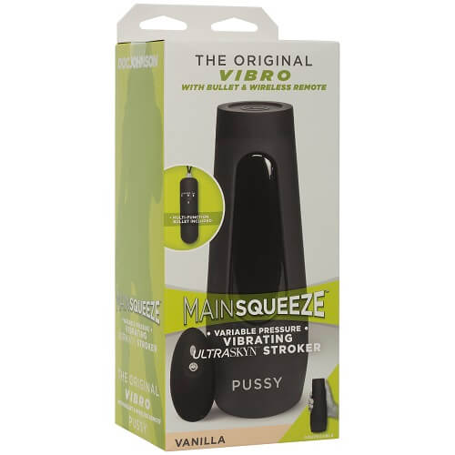 Main Squeeze Vibrating Male Masturbator - The Original Vibro Pleasure Experience