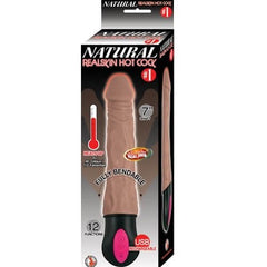 Realistic 7 inch Warming Vibrating Dildo
