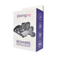 Explore sensuality with the Loving Joy 8-Piece Beginner Bondage Kit, showcasing adjustable ankle cuffs and a versatile leash.