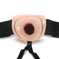 Unisex Hollow Strap-On 6 Inch With Padded Base And Adjustable Thick Elastic Straps