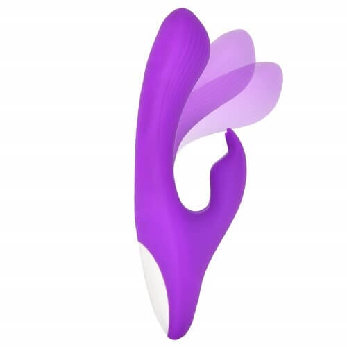 FLEX Silicone Bendable Rabbit Vibrator Rabbit Vibrators Loving Joy (1on1) 