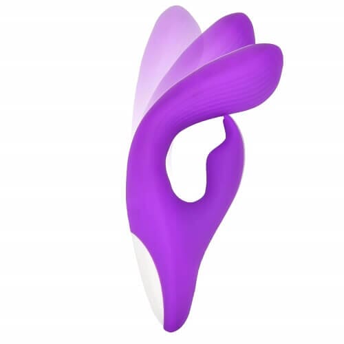 FLEX Silicone Bendable Rabbit Vibrator Rabbit Vibrators Loving Joy (1on1) 