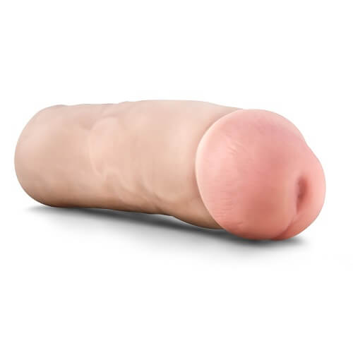 Realistic Girthy Penis Extender - Extends 1.75 In. & Adds 3 In. Girth With Textured Stimulation