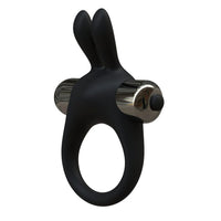 JoyRings Silicone Rabbit Vibrating Cock Ring for Couples - Enhance Erection and Clitoral Stimulation