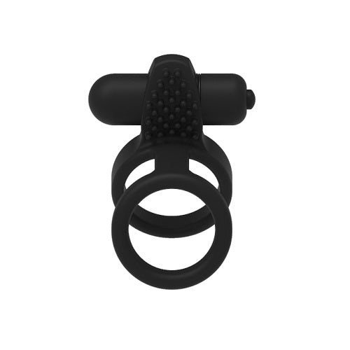 JoyRings Vibrating Cock Ring With Dual Support And Vibrating Nodules For Enhanced Pleasure