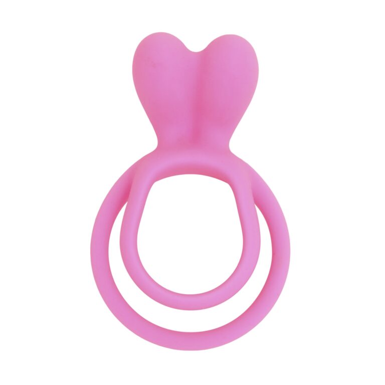 JoyRings pink double rabbit cock ring