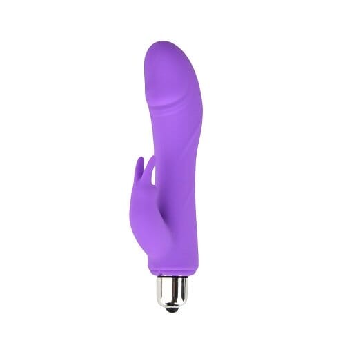 Loving Joy 7-function silicone mini rabbit bullet vibrator with dual motors and ergonomic design for enhanced pleasure.