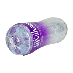 Rev-Air Light Reusable Masturbation Cup with 3 Textured Pleasure Chambers & Suction Control