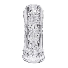 Rev-Air Light Reusable Masturbation Cup with 3 Textured Pleasure Chambers & Suction Control