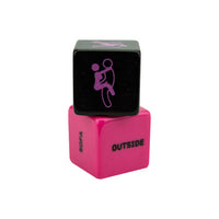 Thumbnail for a pink and black cube with a picture of a person on it