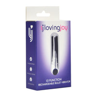 Loving Joy 10 Function Waterproof Rechargeable Bullet Vibrator – Discreet Pleasure Powerhouse