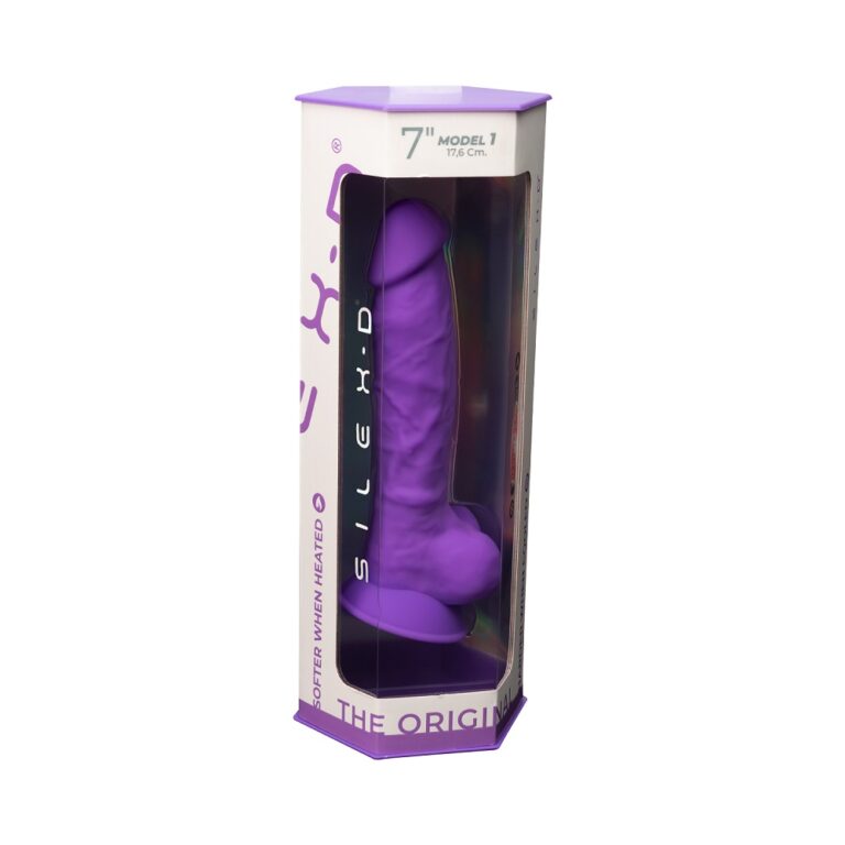 SilexD 7 inch Realistic Silicone Dual Density Dildo with Suction Cup