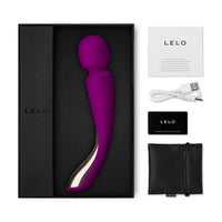 LELO Smart Wand 2 Medium Deep Rose - beautifully crafted luxurious massager with ergonomic design, ideal for relieving tension and providing a lavish experience.