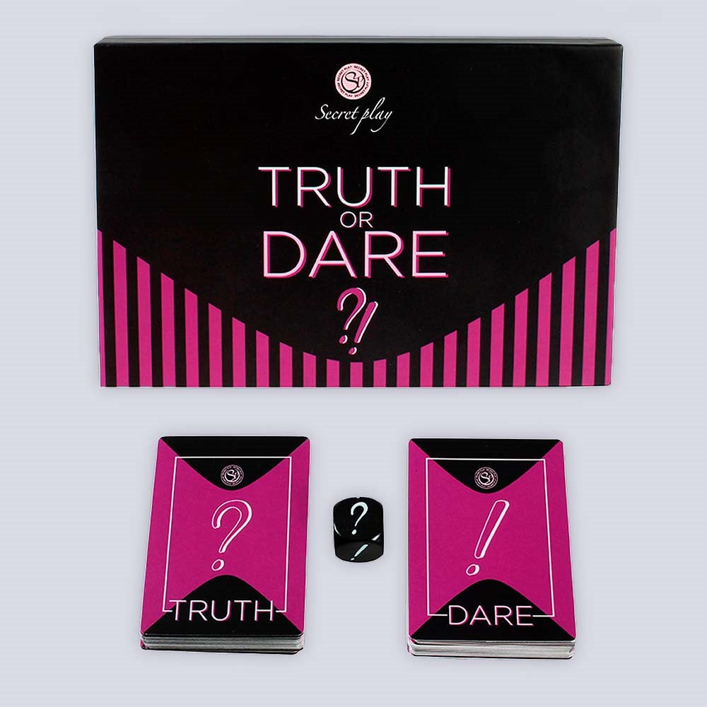 Truth Or Dare Card Game for 2+ Players with 40 Truth Cards and 40 Dare Cards - Fun and Interactive Game