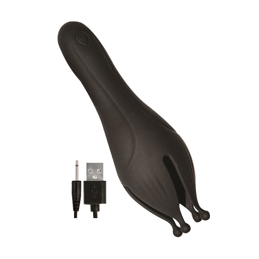 Close-up view of the Enhancer Blow Job Teaser Flicking Tongue Masturbator highlighting the innovative flicking tongue mechanism designed to provide ultimate pleasure.