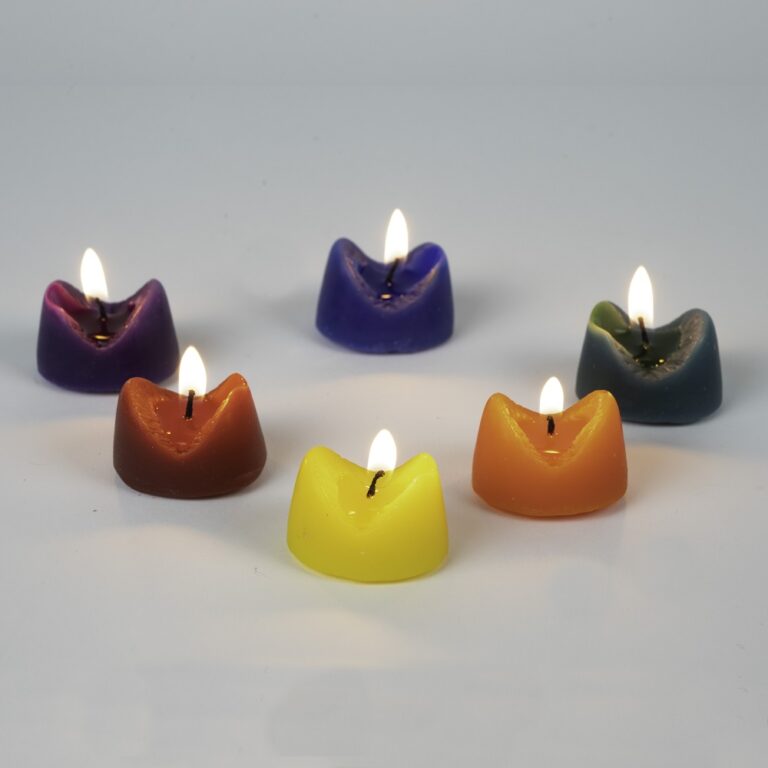 Luxury Rainbow Burning Love Anus Candles showcasing a playful design with vibrant rainbow colours, ideal for adding romantic scents to any intimate setting.