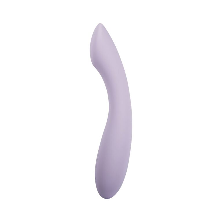 Svakom Amy 2 waterproof G-spot and clitoral vibrator in lilac color, designed for targeted pleasure and dual stimulation.