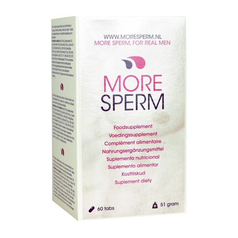 More Sperm Tablets - Increase Sperm Production and Intensify Orgasms