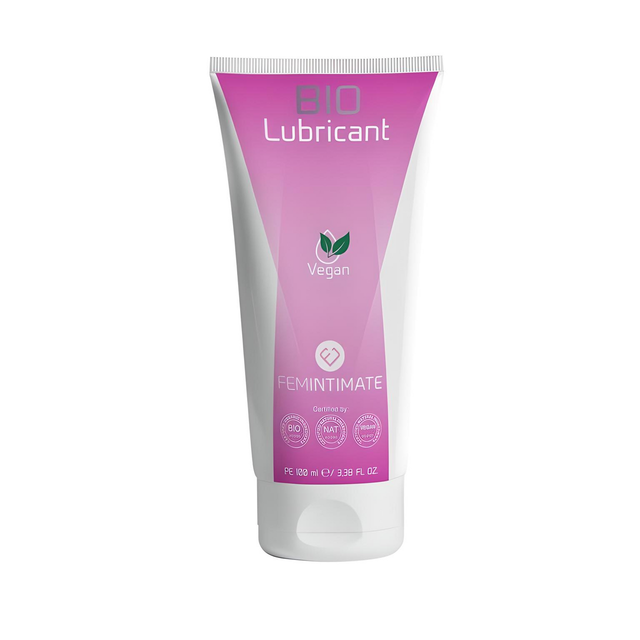 Femintimate Bio Lubricant 100ml - a luxury waterbased lubricant for a smooth and intimate experience, 100% organic and vegan friendly.