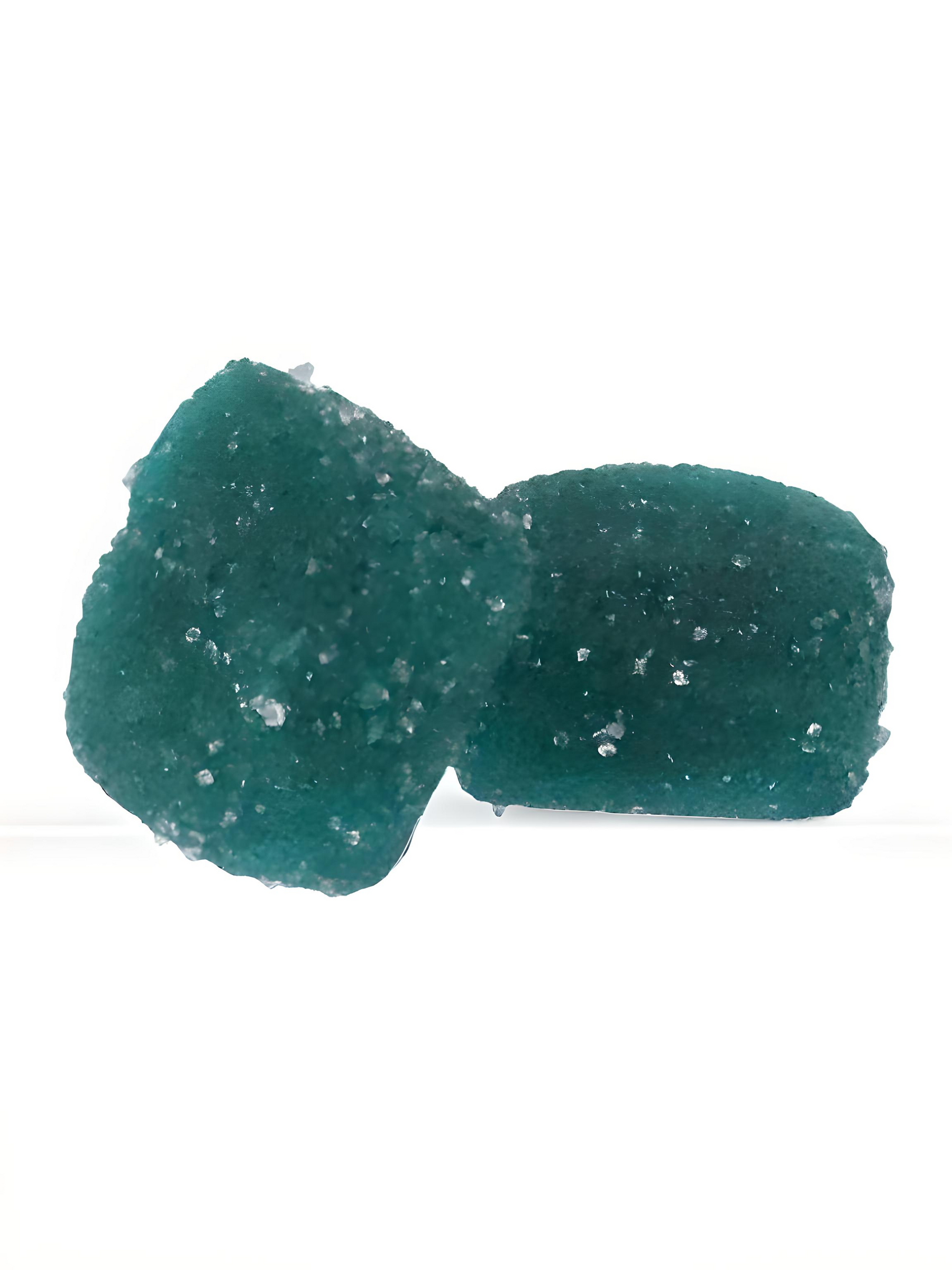 Spanish Fly Male Gummies in raspberry flavor, edible treats from Doc Johnson, shown in a 2-pack package.