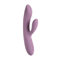 a purple object that is shaped like a worm